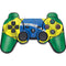 Brazil Flag PS3 Dual Shock wireless controller Skin