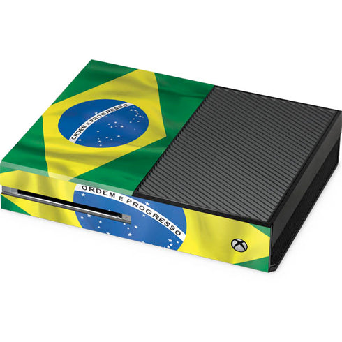 Brazil Flag Xbox One Console Skin