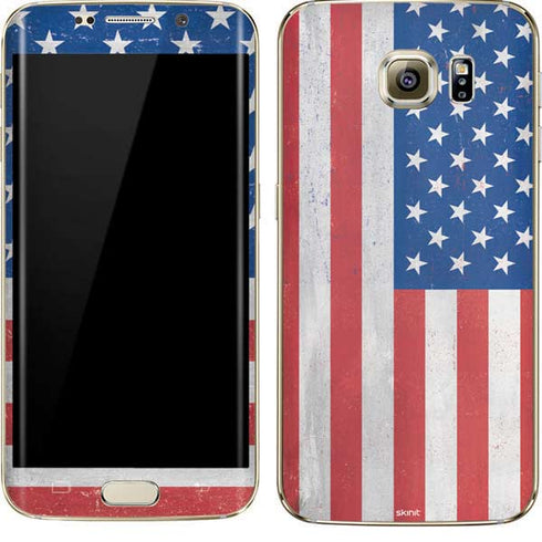 American Flag Distressed Galaxy S7 Edge Skin
