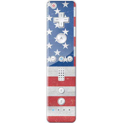 American Flag Distressed Wii Remote Controller Skin