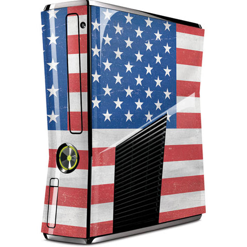 American Flag Distressed Xbox 360 Slim (2010) Skin