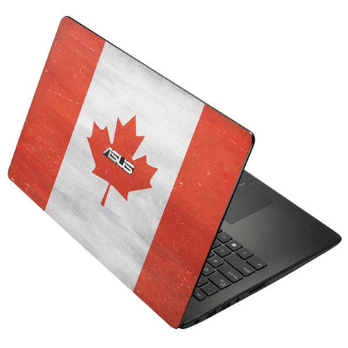Canada Flag Distressed Asus X502CA 15.6 Skin