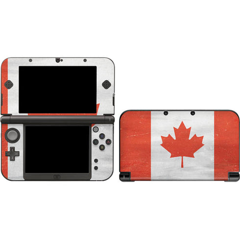 Canada Flag Distressed 3DS XL 2015 Skin