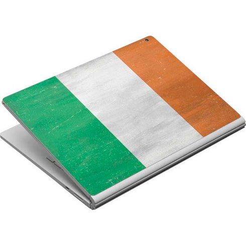 Ireland Flag Distressed Surface Book Skin