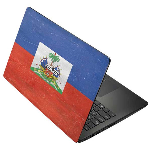 Haiti Flag Distressed Asus X502CA 15.6 Skin