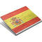 Spain Flag Distressed Surface Book Skin