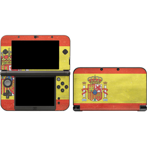 Spain Flag Distressed 3DS XL 2015 Skin