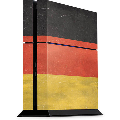 German Flag Distressed PS4 Console Skin