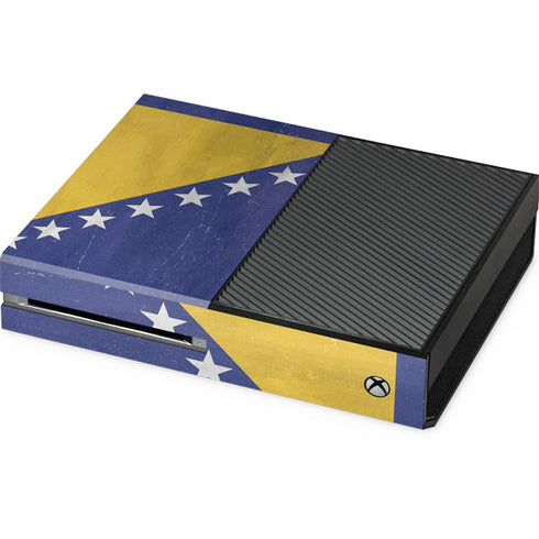 Bosnia and Herzegovina Flag Distressed Xbox One Console Skin