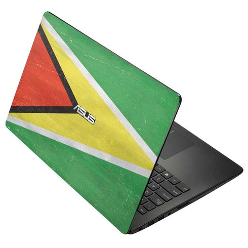Guyana Flag Distressed Asus X502CA 15.6 Skin