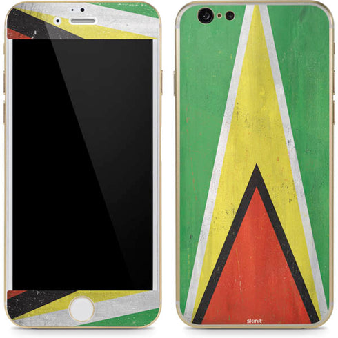 Guyana Flag Distressed iPhone 6/6s Skin