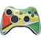 Guyana Flag Distressed Xbox 360 Wireless Controller Skin