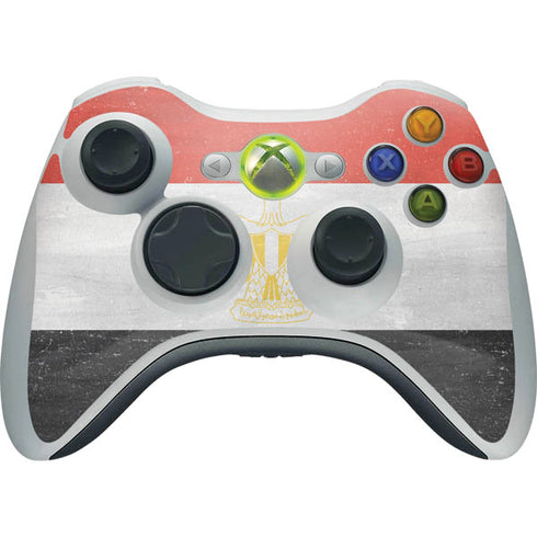 Egypt Flag Distressed Xbox 360 Wireless Controller Skin