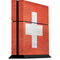 Switzerland Flag Distressed PS4 Console Skin
