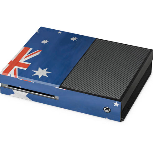 Australia Flag Distressed Xbox One Console Skin