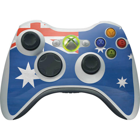 Australia Flag Distressed Xbox 360 Wireless Controller Skin