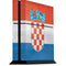 Croatia Flag Distressed PS4 Console Skin