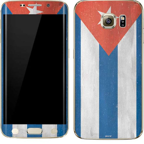 Cuban Flag Distressed Galaxy S7 Edge Skin