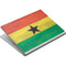 Ghana Flag Distressed Surface Book Skin