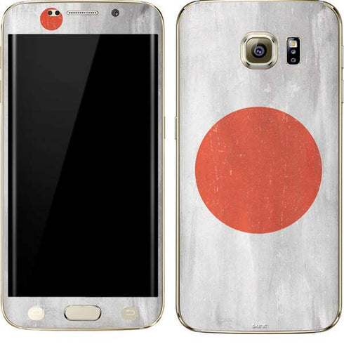 Japanese Flag Distressed Galaxy S7 Edge Skin