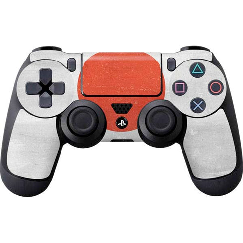 Japanese Flag Distressed PS4 Controller Skin