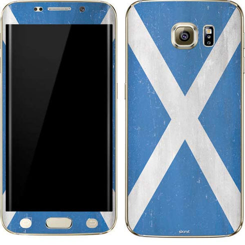 Scotland Flag Distressed Galaxy S7 Edge Skin