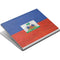 Haitian Flag Distressed Surface Book Skin