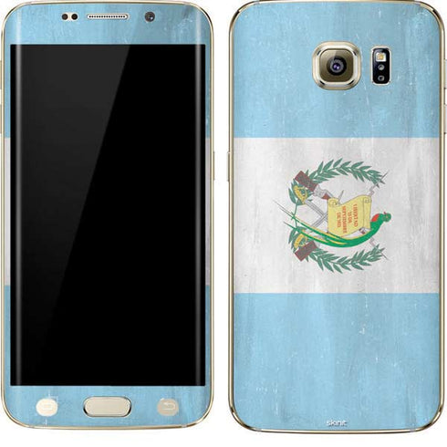 Guatemala Flag Distressed Galaxy S7 Edge Skin