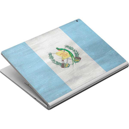 Guatemala Flag Distressed Surface Book Skin