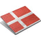 Denmark Flag Distressed Surface Book Skin