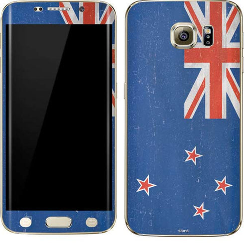 New Zealand Flag Distressed Galaxy S7 Edge Skin