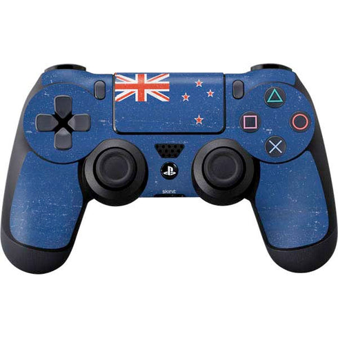 New Zealand Flag Distressed PS4 Controller Skin
