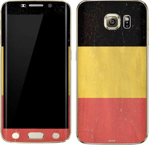 Belgium Flag Distressed Galaxy S7 Edge Skin