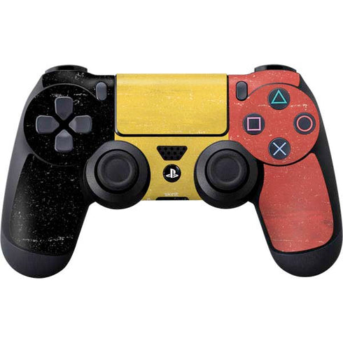 Belgium Flag Distressed PS4 Controller Skin