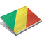 Republic of the Congo Flag Distressed Surface Book Skin