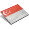 Singapore Flag Distressed Surface Book Skin