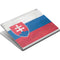Slovakia Flag Distressed Surface Book Skin