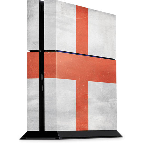 England Flag Distressed PS4 Console Skin