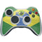 Brazil Flag Distressed Xbox 360 Wireless Controller Skin