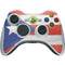 Puerto Rico Flag Distressed Xbox 360 Wireless Controller Skin