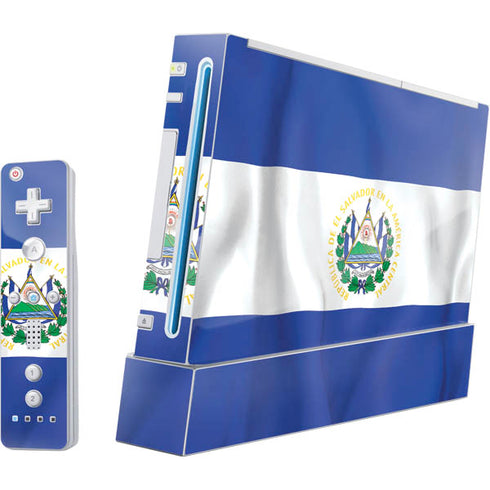 El Salvador Flag Wii (Includes 1 Controller) Skin