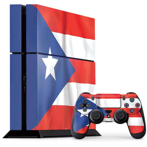 Puerto Rico Flag PS4 Console and Controller Bundle Skin