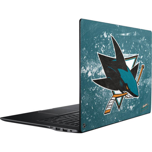 NHL San Jose Sharks Frozen Ativ Book 9 (15.6in 2014) Skin