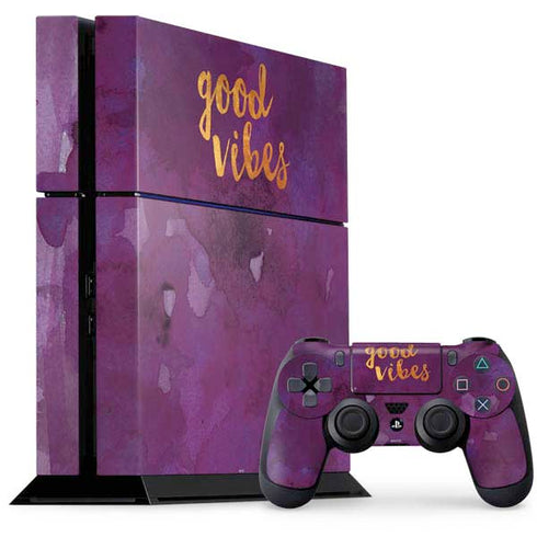 Good Vibes PS4 Console and Controller Bundle Skin