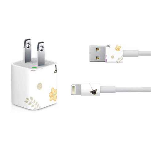 Flowers and Arrows iPhone Charger (5W USB) Skin