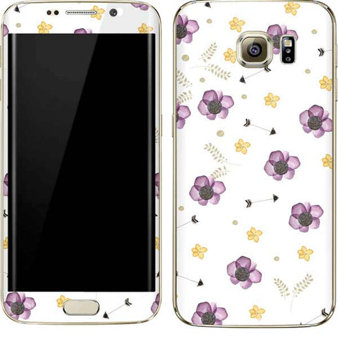 Flowers and Arrows Galaxy S7 Edge Skin