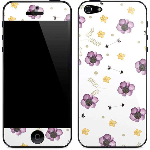 Flowers and Arrows iPhone 5/5s/5SE Skin