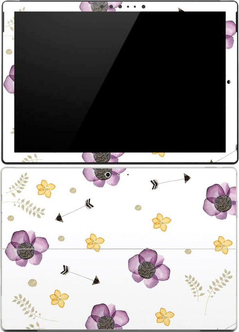 Flowers and Arrows Surface Pro 4 Skin