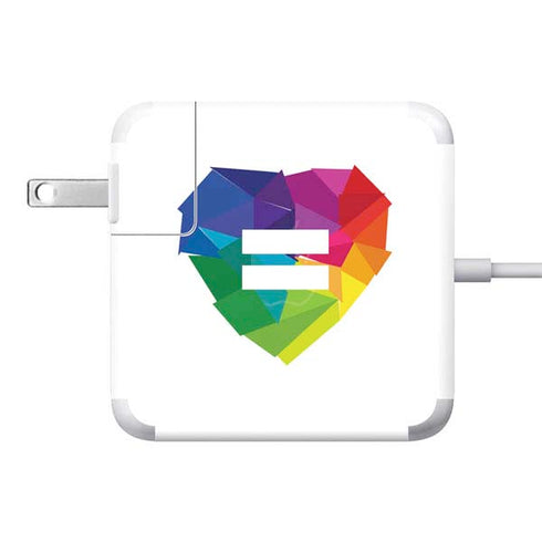 Love Is Equal 85W Power Adapter (15 and 17 inch MacBook Pro Charger) Skin