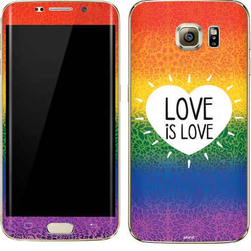 Love Is Love Rainbow Galaxy S7 Edge Skin